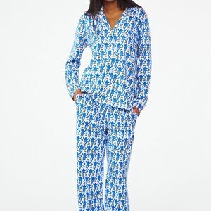 Roller Rabbit Blue Monkey Pajama Set